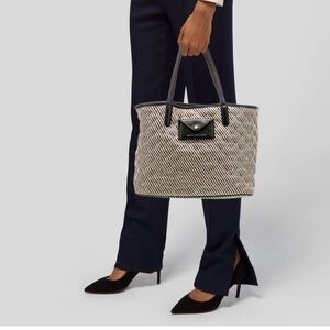 Marc by Marc jacobs straw metropolitote 48 tote handbag purse